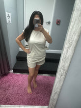 Mineralwash Trim Cap Sleeve Blouse - Natural