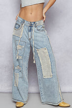 POL Designed in regular fit pants in denim with stud detail Denim