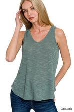 ZENANA V NECK SLEEVELESS CAMI TOP - ASSORTED COLORS