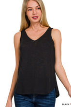 ZENANA V NECK SLEEVELESS CAMI TOP - ASSORTED COLORS
