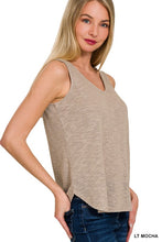 ZENANA V NECK SLEEVELESS CAMI TOP - ASSORTED COLORS