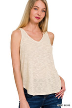 ZENANA V NECK SLEEVELESS CAMI TOP - ASSORTED COLORS