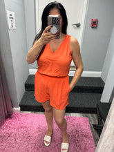 Summer Days Airflow Game Day Romper - Navy, Kelly Green or Orange