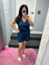 Summer Days Airflow Game Day Romper - Navy, Kelly Green or Orange