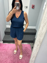 Summer Days Airflow Game Day Romper - Navy, Kelly Green or Orange