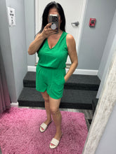 Summer Days Airflow Game Day Romper - Navy, Kelly Green or Orange