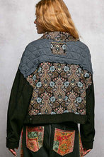 POL long sleeve, regular fit, corduroy jacket - Black Multi