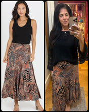 Maxi Skirt - Black Multi