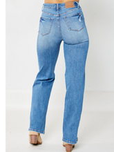 JUDY BLUE High Waist Tummy Control Knee Destroy Straight