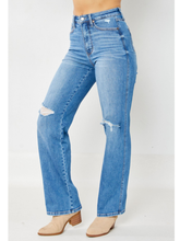 JUDY BLUE High Waist Tummy Control Knee Destroy Straight