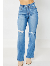 JUDY BLUE High Waist Tummy Control Knee Destroy Straight