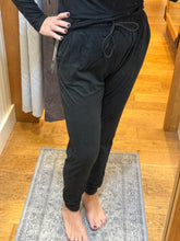 Jogger Pants With Drawstring - Black