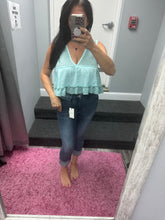 Judy Blue Dark Wash Cuffed Capri