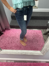 Judy Blue Dark Wash Cuffed Capri