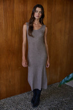 Apollo Ribbed Midi Dress - Dark Mocha or Heather Grey