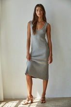 Apollo Ribbed Midi Dress - Dark Mocha or Heather Grey