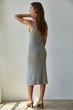 Apollo Ribbed Midi Dress - Dark Mocha or Heather Grey