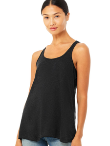 BELLA + CANVAS - Women's Flowy Racerback Tank - Black