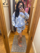 Washed Embroidery Terry Shorts - Washed Pistachio or Washed Ice Blue