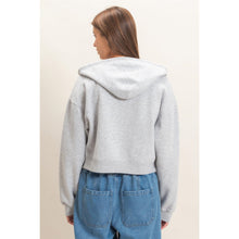 Star Patch Hoodie - Black or Heather Grey