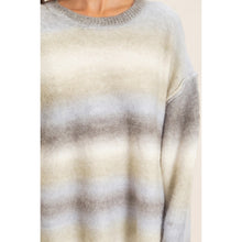Gradient Crew Neck Sweater - Grey Combo