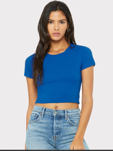 Bella Canvas Women’s Crop Tee - Black