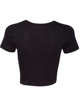 Bella Canvas Women’s Crop Tee - Black
