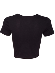 Bella Canvas Women’s Crop Tee - Black