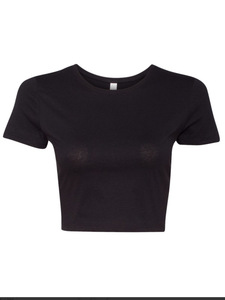 Bella Canvas Women’s Crop Tee - Black