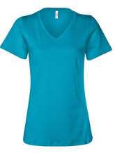 BELLA + CANVAS - Women’s Relaxed Jersey V-Neck Tee - Assorted Colors