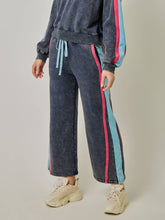 Color Block Terry Sweatpants - Navy Combo