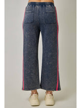 Color Block Terry Sweatpants - Navy Combo