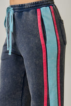Color Block Terry Sweatpants - Navy Combo