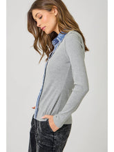 Washed Thermal Button Down Top - Assorted Colors