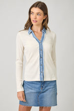 Washed Thermal Button Down Top - Assorted Colors