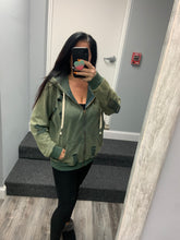 POL Washed Distressed Zip-up Hoodie - Assorted Colors