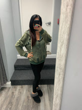 POL Washed Distressed Zip-up Hoodie - Assorted Colors