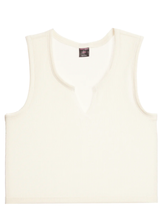 Brushed Super Soft Waffle Sleeveless Tank Top - Barbie Pink or Artic Wolf