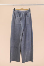 Mineral Washed Wide Leg Casual Comfy Pants - Assorted Colors