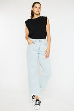 KANCAN HIGH RISE SLIM WIDE LEG JEANS - LIGHT