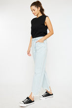 KANCAN HIGH RISE SLIM WIDE LEG JEANS - LIGHT