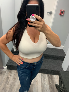 Brushed Super Soft Waffle Sleeveless Tank Top - Barbie Pink or Artic Wolf