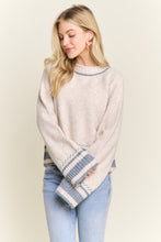 Long Sleeve Crew Neck Sweater - Oatmeal