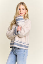 Long Sleeve Crew Neck Sweater - Oatmeal