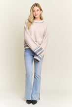 Long Sleeve Crew Neck Sweater - Oatmeal
