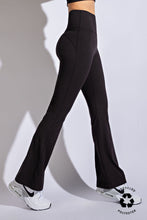 FLARED YOGA PANTS - BLACK OR TITANIUM