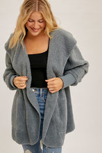 Faux fur So Soft plush hooded jacket with pockets - Assorted Colors