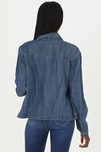 Tencel Denim Jacket Classic Year Round Basic - Black, Grey or Dark Denim