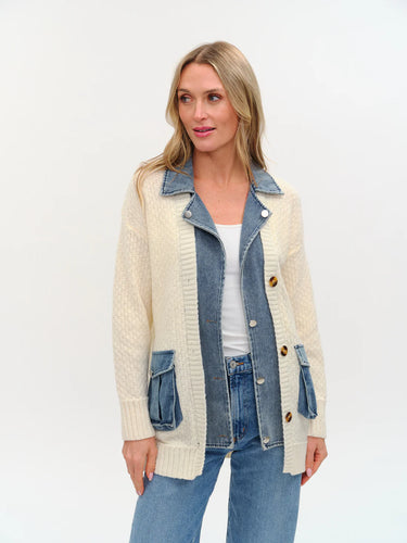 SIX FIFTY Rachel Cardigan - Ivory