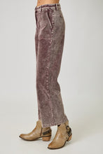 Mystree Washed Corduroy Trousers - Washed Green, Washed Black or Washed Choco